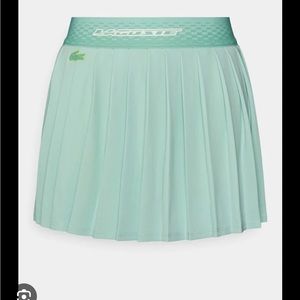 NWT Lacoste Spring Pleated On Court Skirt Mint Green (US 4 / Fr 36)